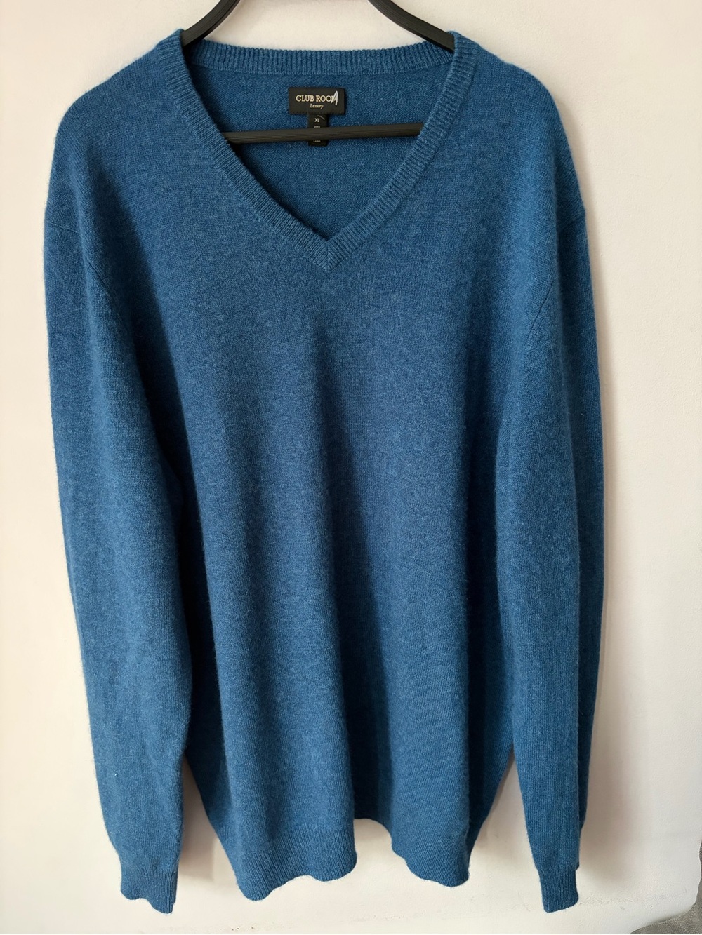 Club Rooms Luxury 100% Cashmere Turquoise Sweater